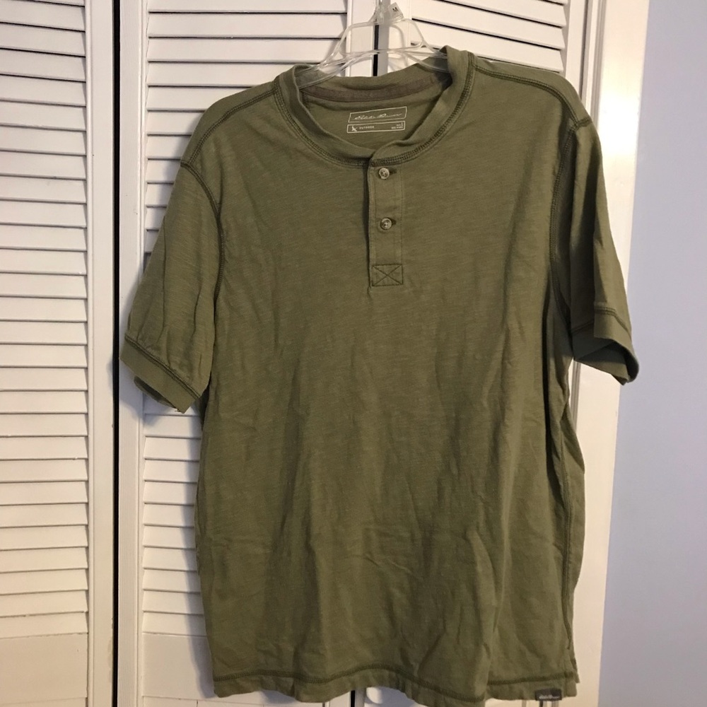 Eddie Bauer Outdoor Henley shirt.